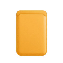 MagSafe Magnetic Leather Card Case Holster For iPhone (California Poppy)