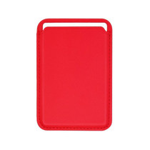 MagSafe Magnetic Leather Card Case Holster For iPhone (Red)