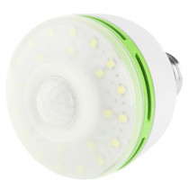 6W Human Sensor Light Lamp White Light 48 LED, Base Type: E27