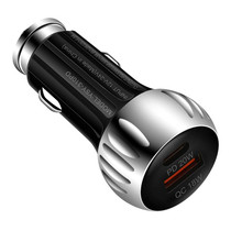 ACC-310 PD 20W + QC3.0 38W Dual Ports Fast Charging Car Charger (Black)