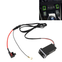 Car QC3.0 Fast Charge USB Interface Modification Charger for Toyota, Fuse to Take Power(Green Light)