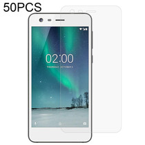 50 PCS 0.26mm 9H 2.5D Tempered Glass Film For Nokia 2