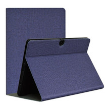 For ALLDOCUBE Smile X Business Style Anti-slip Texture Leather Tablet Case(Dark Blue)