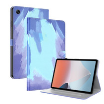 For OPPO Pad Air Watercolor Pattern Flip Leather Tablet Case(Winter Snow)