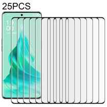 For OPPO Reno9 Pro+ 25pcs 3D Curved Edge Full Screen Tempered Glass Film