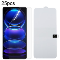 25pcs Full Screen Protector Explosion-proof Hydrogel Film For Xiaomi Redmi Note 12 Pro/12 Pro+/Note 12 4G Global/Note 12 Pro 4G/12R Pro