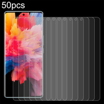 For vivo T2 Pro 50pcs 0.26mm 9H 2.5D Tempered Glass Film