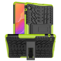 For Huawei MatePad T 8 Tire Texture Shockproof TPU + PC Protective Case with Holder(Green)