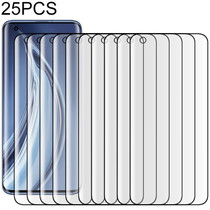 25 PCS For Xiaomi Mi 10 Pro 5G 9H HD 3D Curved Edge Tempered Glass Film (Black)