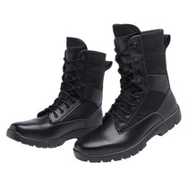 17 Outdoor Sports Wear-resistant Training Boots High-top Hiking Boots, Spec: Cowhide Wool(41)
