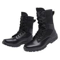 17 Outdoor Sports Wear-resistant Training Boots High-top Hiking Boots, Spec: Cowhide Wool(42)