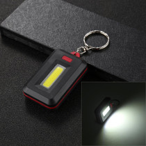 3W White Light COB LED Flashlight , Portable Small Light with Key Chain, Random Color Delivery