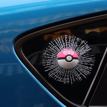 Creative 3D Deco Pokemon Go Car Window Crack Decal Sticker