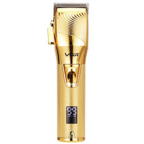 VGR V-280  10W USB Metal Electric Hair Clipper with LED Digital Display (Gold)