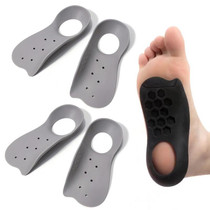 2 Pairs Chalal Bow Support Insole Sports Health XO Correction Insole, Size: M(Grey)