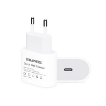 HAWEEL PD 20W Single USB-C / Type-C Interface QC Travel Charger, Support Full QC Protocol, EU Plug