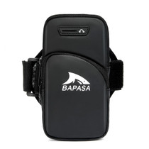 BAPASA A587 Outdoor Sports Fitness Mobile Phone Armband Bag (Black)