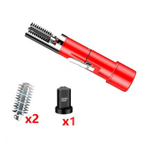 Electric Fish Scale Scraper Household Automatic Wireless Scraping Tool CN Plug Red Single Battery+Cutter Head