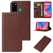 For BLU G71 Magnetic Closure Leather Phone Case(Brown)