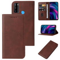 For BLU G51 Plus Magnetic Closure Leather Phone Case(Brown)