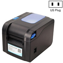 Xprinter XP-370B Barcode Printer Self-adhesive QR Code Printer Label Clothing Tag Thermal Ticket Machine(US Plug)