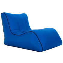 BB1803 Foldable Portable Inflatable Sofa Single Outdoor Inflatable Seat, Size: 90 x 70 x 65cm(Navy)