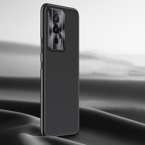For Xiaomi Redmi K60 Pro Litchi Texture Genuine Leather Phone Case(Black)