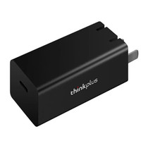 Lenovo Thinkplus GaN 65W PD3.0 QC3.0 Fast Charger Power Adapter For Notebook Mobile PhoneCN Plug(Black)