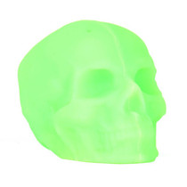 2 PCS Skull Silicone Leak-Proof Fresh-Keeping Wine Stopper(Luminous Green)