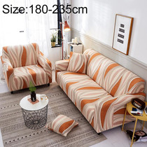 Sofa Covers all-inclusive Slip-resistant Sectional Elastic Full Couch Cover Sofa Cover and Pillow Case, Specification:Three Seat + 2 pcs Pillow Case(Literary Family)