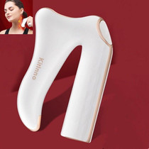 KITLNNO Electric Cervical Spine Meridian Dredge Fascia Knife Massage Instrument Intelligent Scraping Instrument(White)
