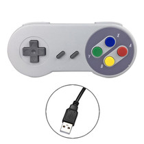 USB Interface Mixed Color Computer Wired Game Handle Controller