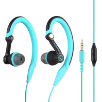 Mucro MB-232 Running In-Ear Sport Earhook Wired Stereo Headphones for Jogging Gym(Blue)