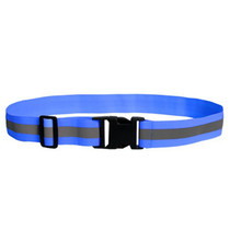 3 PCS Outdoor Adjustable Night Running And Cycling Reflective Waistband, Specification: 4cm Width(Blue)
