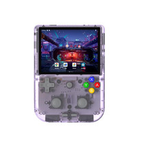 ANBERNIC RG405V 4+256G 10000 Games Handheld Game Console 4-Inch IPS Screen Android 12 System T618 64-Bit Game Player(Transparent Purple)