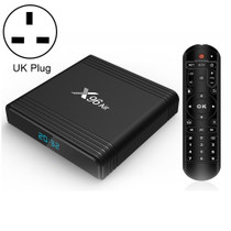 X96 Air 8K Smart TV BOX Android 9.0 Media Player with Remote Control, Quad-core Amlogic S905X3, RAM: 4GB, ROM: 64GB, Dual Band WiFi, Bluetooth, UK Plug