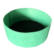 2 PCS 50x20cm 40L Felt Planting Barrel Indoor Outer Round Plant Bag Non-Woven Seedling Bag(Grass Green)