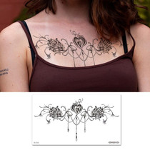 10 PCS Waterproof Tattoo Sticker Clavicle Chest Scar Covering Sticker(BC-033)