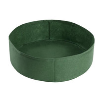 2 PCS 50x20cm 40L Felt Planting Barrel Indoor Outer Round Plant Bag Non-Woven Seedling Bag(Green)