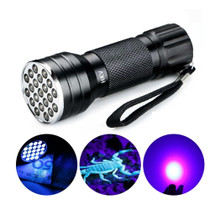 UV 21 LEDs 395NM Ultra Violet Torch LED Flashlight Light Lamp Detector for Dog Urine Pet Stains