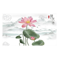 Household Cloth Dust-proof Cover for Television, Size:55 inch(Lotus)