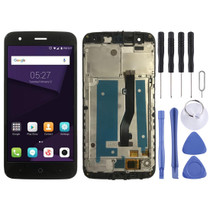 OEM LCD Screen for ZTE Blade V8 Lite  Digitizer Full Assembly with FrameBlack)