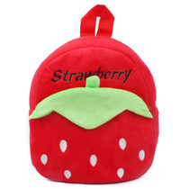 Kids Cartoon Backpack Kindergarten Children Cute School Bag Baby Girls Schoolbag(Strawberry)