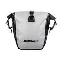 AFISHTOUR FB2039 Outdoor Sports Waterproof Bicycle Bag Large Capacity Cycling Bag, Size: 25L(Grey)