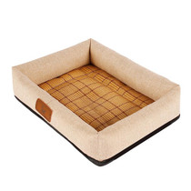 YD-XD03 Summer Pet Breathable Cooler Mat Pet Bed, Size: 50x40cm(Khaki)