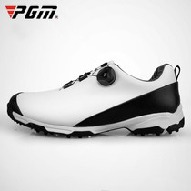 PGM Golf Waterproof Rotary Buckle Shoe Sneakers for Men (Color:Black Size:42)