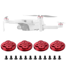 4 PCS Sunnylife Motor Metal Protection Cover for DJI Mini 2 (Red)