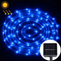 5m Casing Rope Light, Solar Panel  water resistant  50 LED(Blue Light)