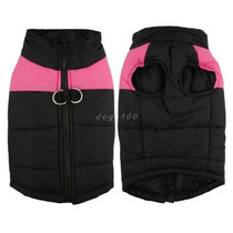 Waterproof Pet Dog Puppy Vest Jacket Chihuahua Clothing Warm Winter Dog Clothes Coat, Size:XL(Pink)