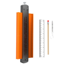 10 inch+Straight Ruler+Pencil+Screwdriver Metal Profile Regular Utensils Contour With Lock